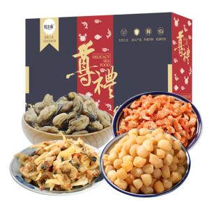 采小海 虾米生蚝干瑶柱蛤蜊干 海鲜干货