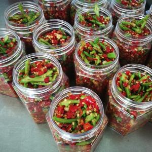 湖南特产新鲜刀豆剁辣椒农家自制香辣脆